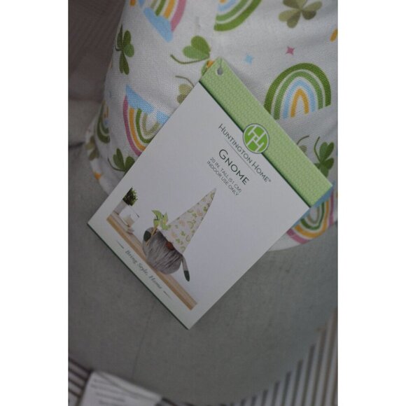 Huntington Home Spring St. Patrick's Day Gnome Decoration - Rainbow & Clover Hat - Picture 4 of 5